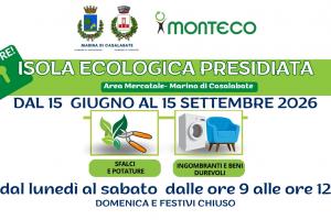 Isola Ecologica di Casalabate: apertura dal 15 giugno al 15 settembre 2026 